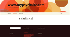 Desktop Screenshot of mypsychsite.com